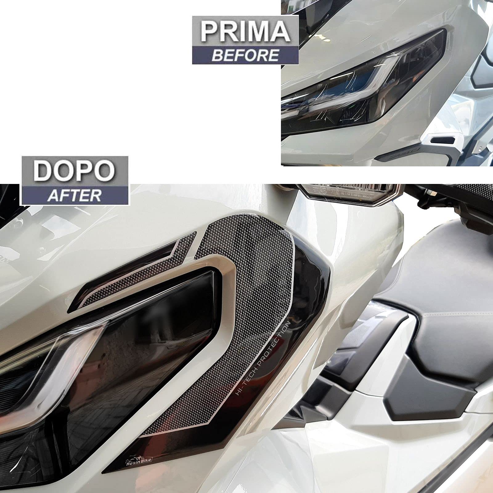 Resin Bike Aufkleber Für Honda X-ADV 2021-2024 - 3D Harz-Schutzfolie Gegen Kratzer & Stöße