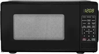 0.7 Cu Ft Countertop Microwave Oven, 700-Watt, Black