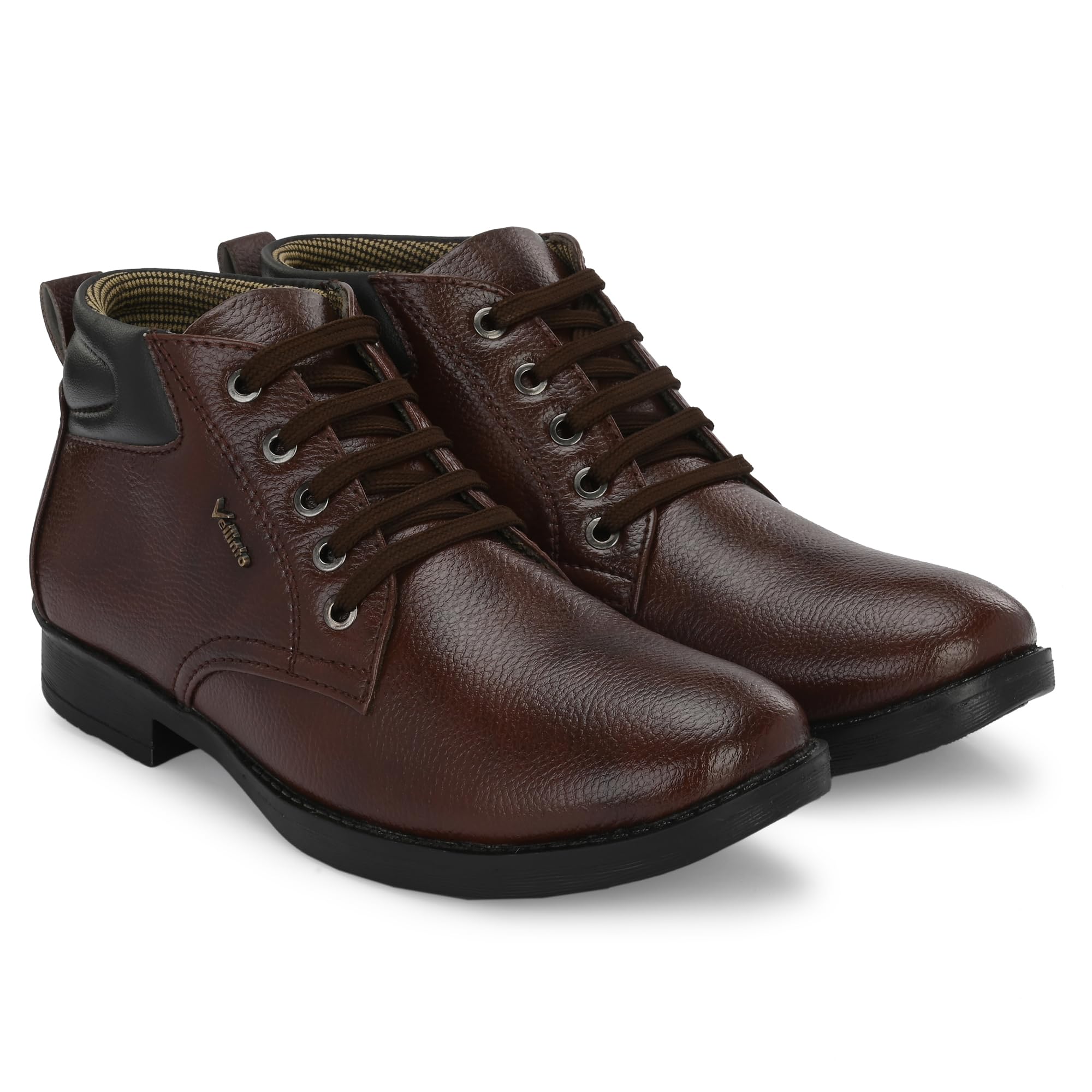 Vellinto Alexander Casual Boots For Men Ll Synthetic Leather Boots For Men Boots For Men, 9 UK,Brown (B0CG93XVZG) Amazon Price History, Amazon Price Tracker