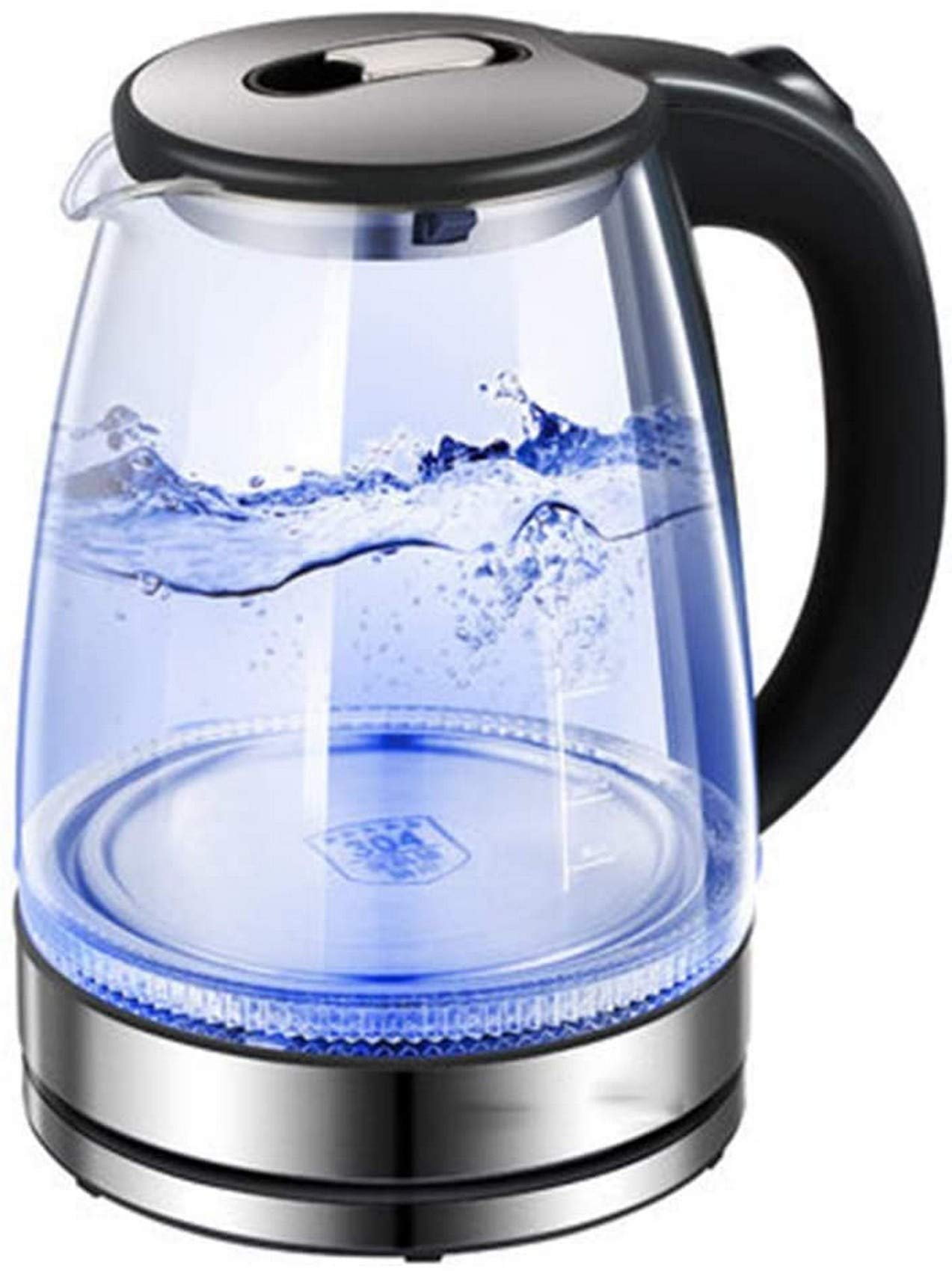 Czajniki, Czajnik szklany z regulacją temperatury Czajnik do herbaty z funkcją utrzymywania ciepła, Czajnik szybko gotujący 1500 W, Czajnik bezprzewodowy z podświetleniem LED 1,7 l, Automatyczne