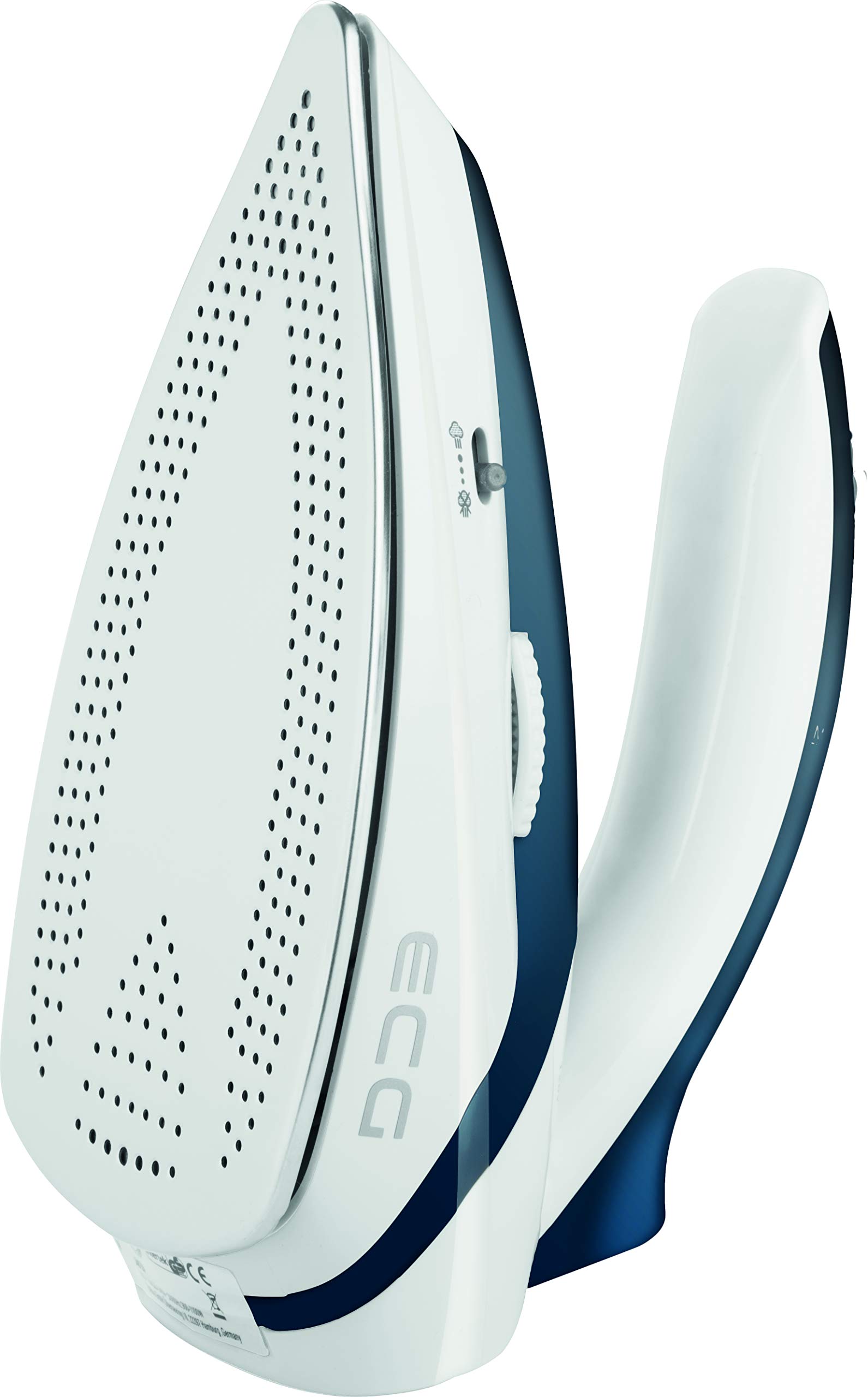 ECG NZ 210 Travel - Plancha de vapor, plástico, color blanco y azul