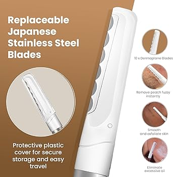 Amazon.com: COSYLIFE Dermaplaning Tool for Face, 20 Blade Refills