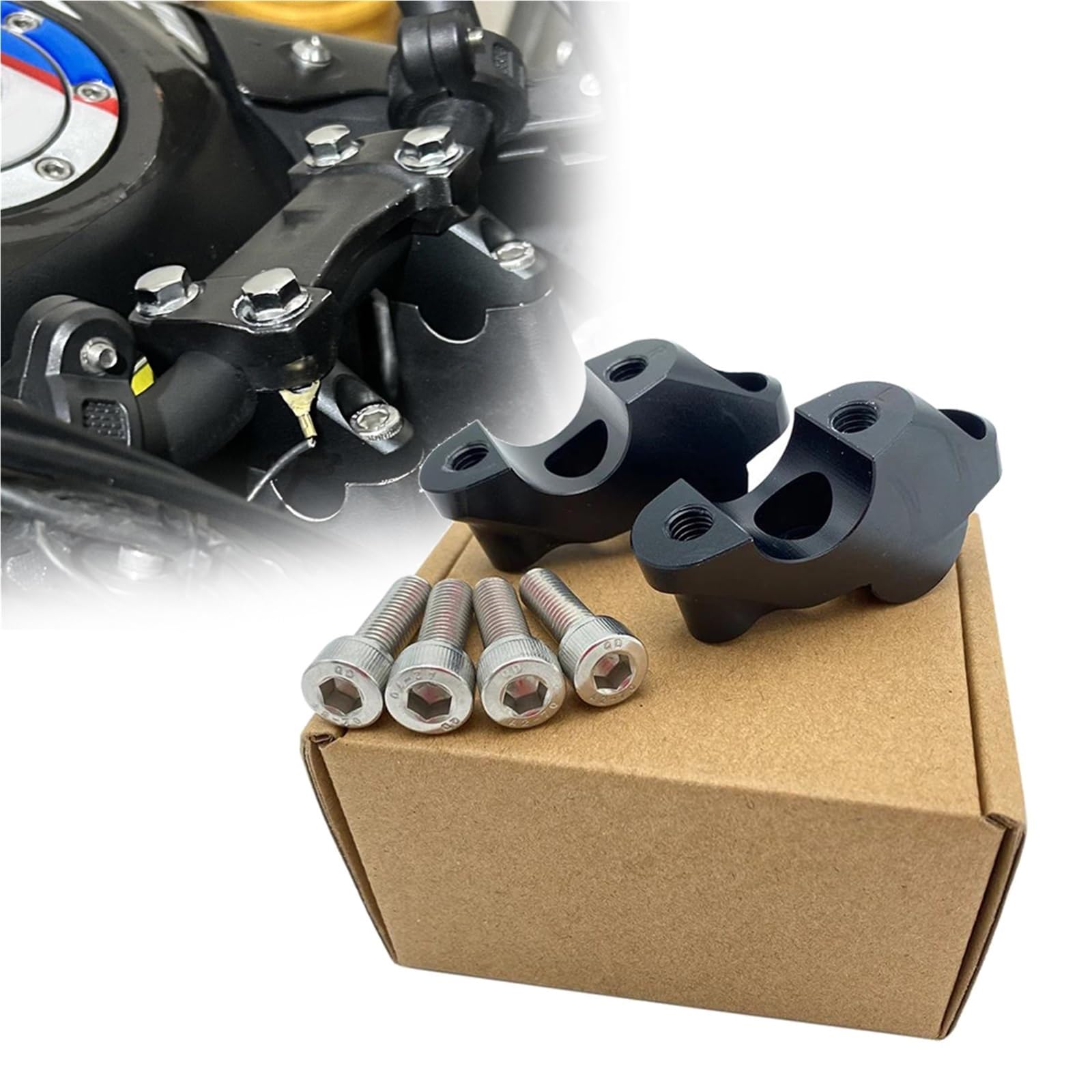 Rehausseur de guidon de moto de 22 mm alu premium pour CB400X