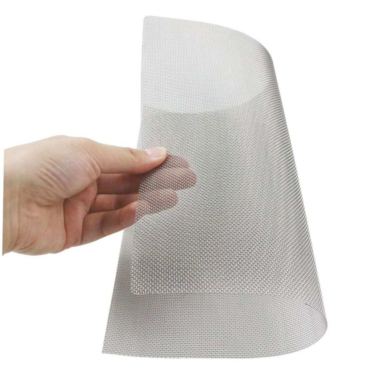 16pcs Bumper Repair Mesh Screen: 20x15cm Stainless Steel Welding Mesh for Automotive Restoration Versatile for Car Hole Repairs and Welding