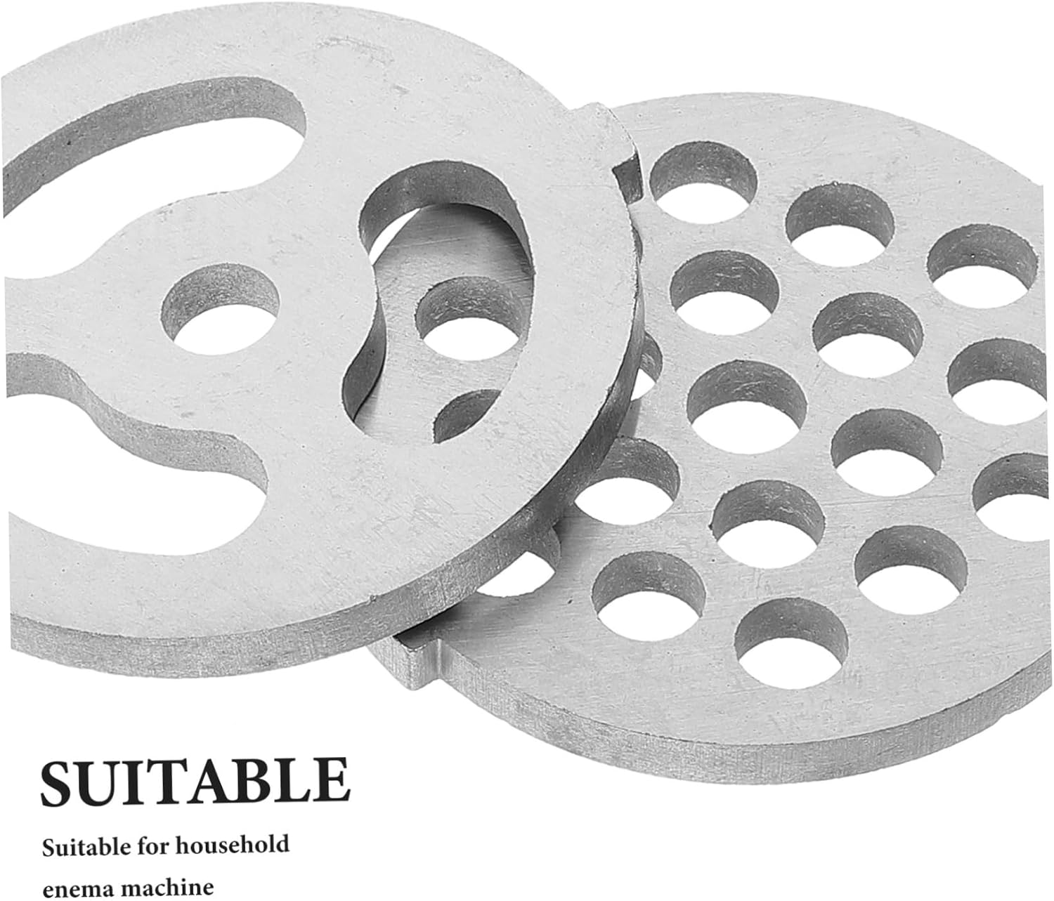 Mikinona 3sets Stainless Steel Meat Cutter Plates Meat Mincer Cutter Replacement Discs for Home Use Easy to Install and Accessories