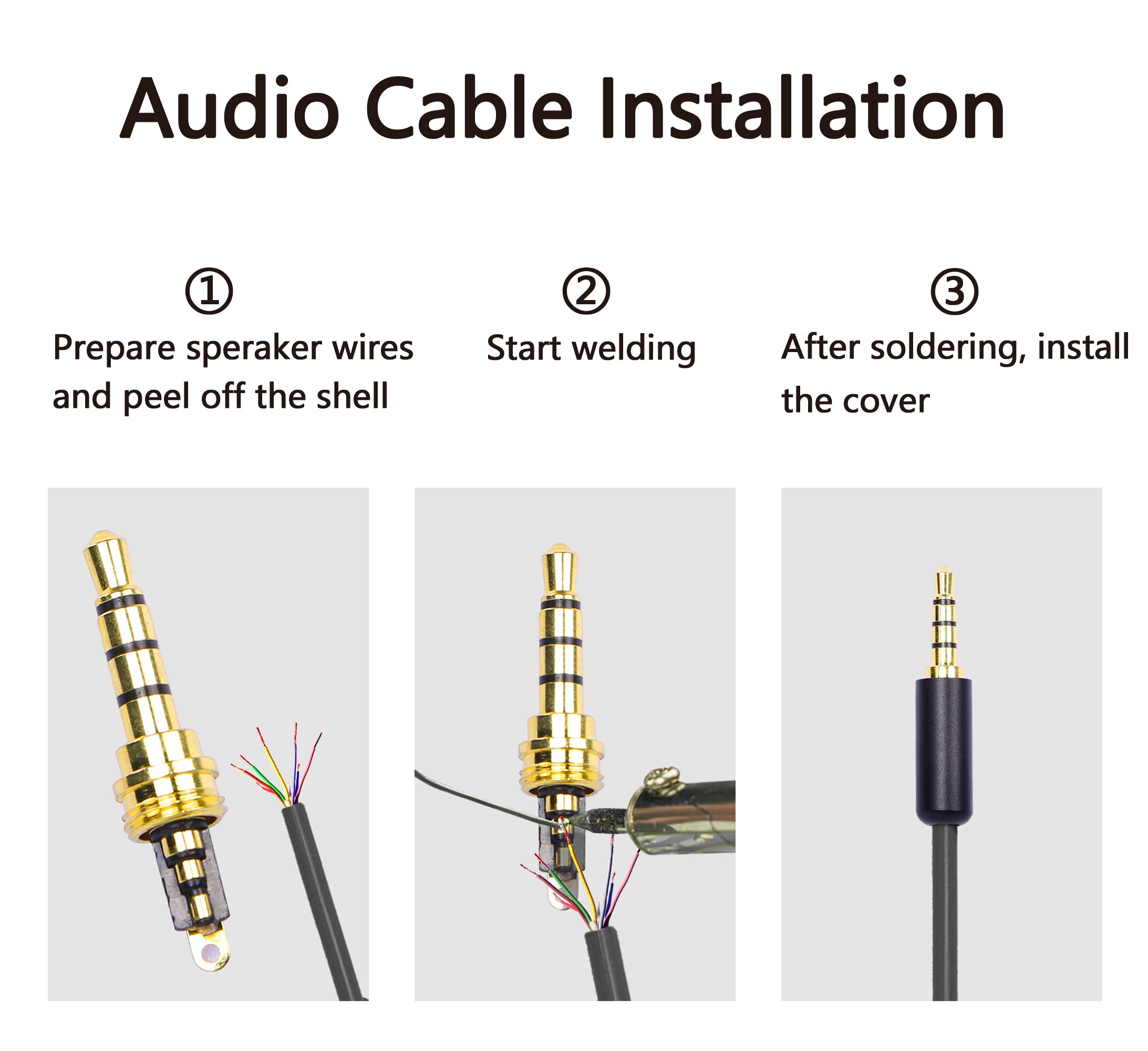 Jsdoin USB C A 3,5 Mm Adattatore Jack Aux Per Cuffie, Supporto - Foto 8