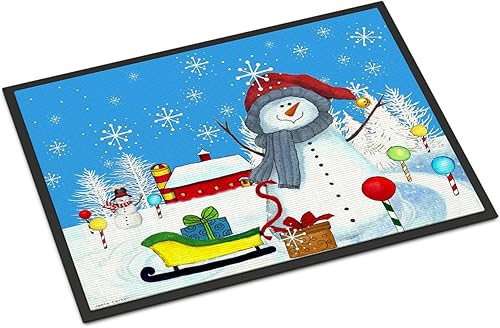 Miniatura 74 de Caroline's Treasures PJC1117JMAT - Felpudo para puerta delantera de 24 x 36 pulgadas, tapete antideslizante lavable de pelo bajo, 24 x 36 pulgadas