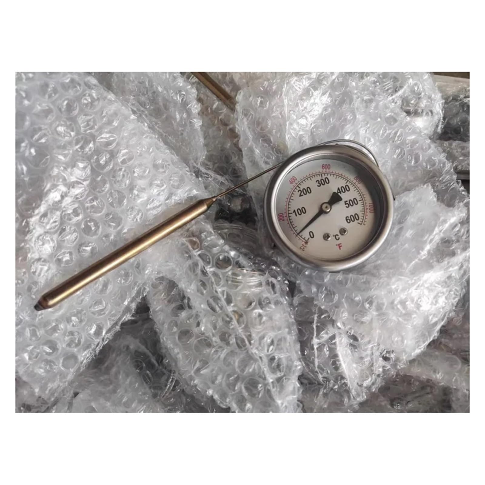 EP4 Pizzaofen Elektroofen Brotofen Thermometer Zeiger Temperaturanzeige, 500 Grad Metallplattentemperaturanzeige, Mechanische Werkzeuge