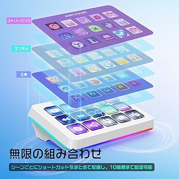 Amazon | FIFINE Stream Controller 15キー配列 ストリーム