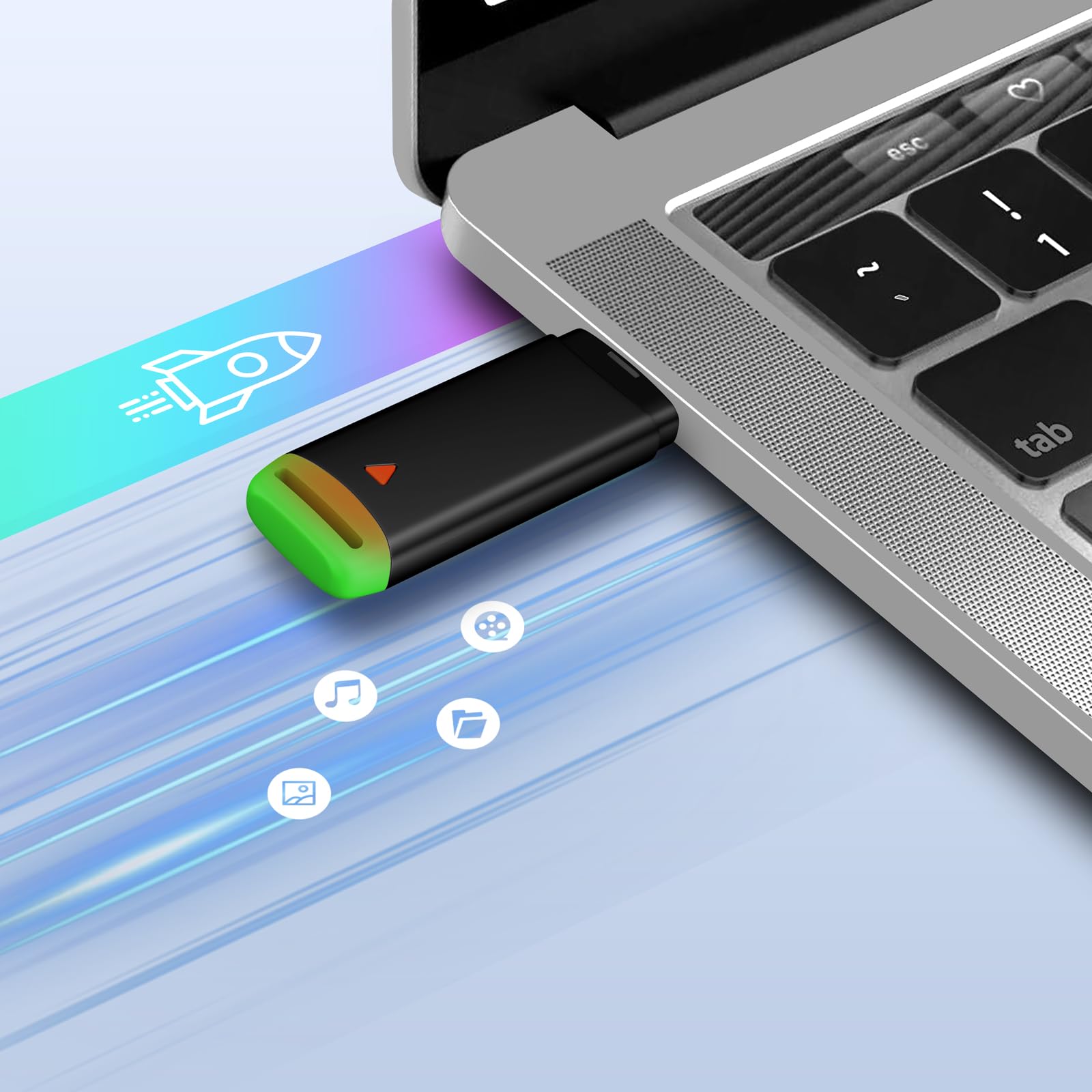 Pamięć flash USB, 8 GB, 20 sztuk, pamięć USB 2.0, 8 GB, 20 sztuk, pendrive wielopak, do przechowywania danych i tworzenia kopii zapasowych (wielokolorowy, 8 GB, 20 sztuk)
