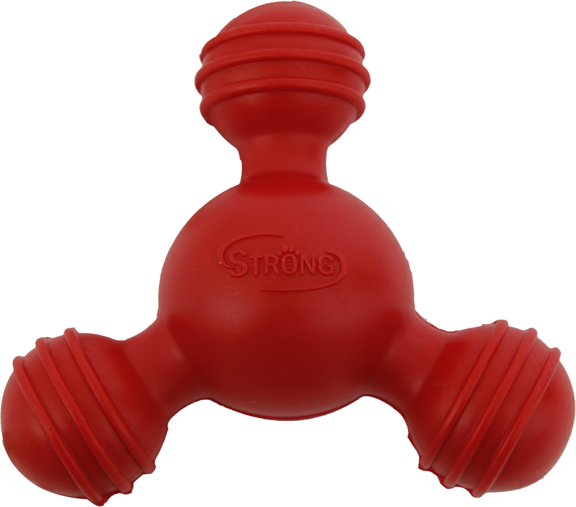 Pets Red Rubber Toy 3 Corners