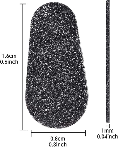 Miniatura 2 de Gejoy 45 pares de almohadillas de espuma suave para la nariz, autoadhesivas, almohadillas antideslizantes para la nariz, almohadillas delgadas para