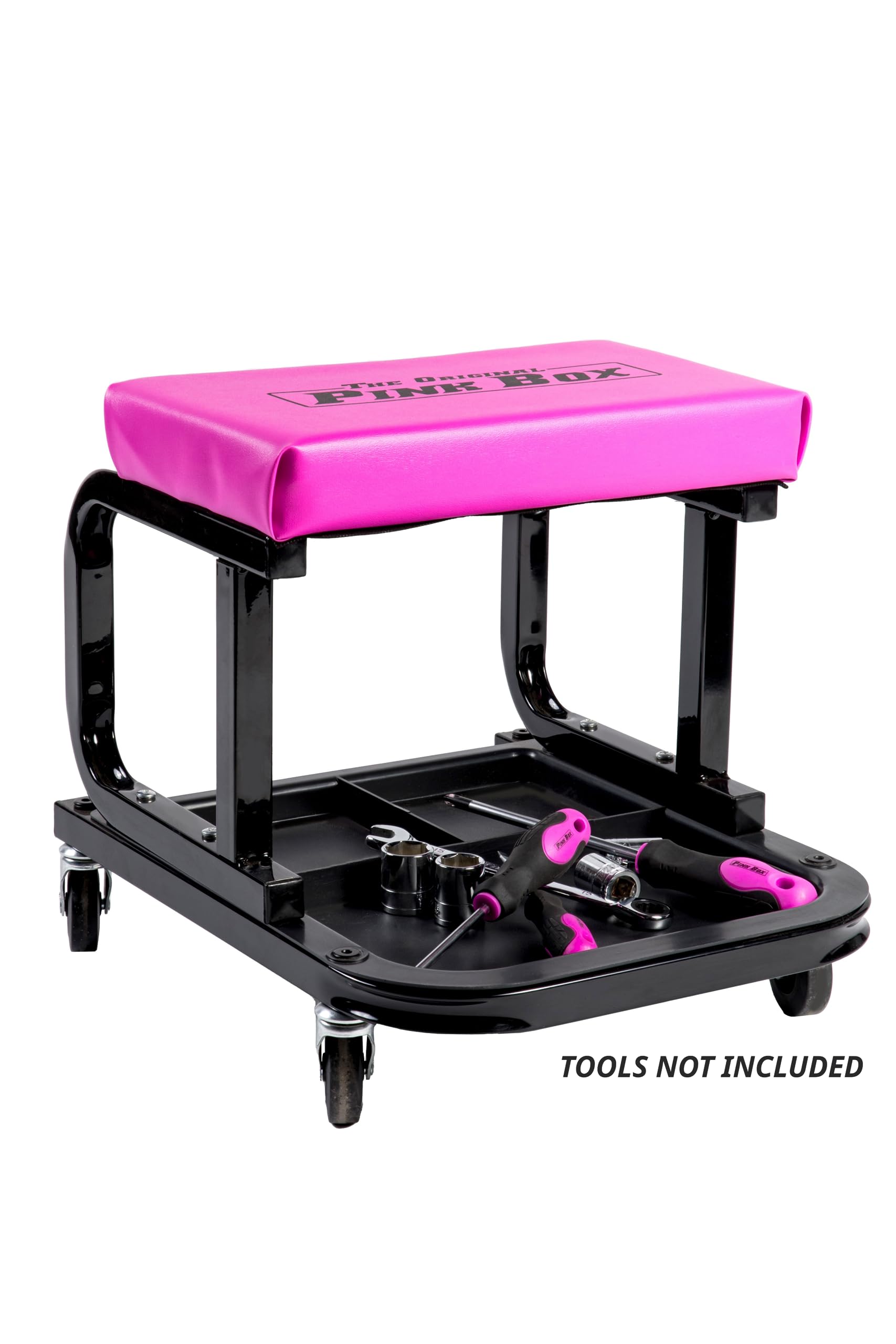 Amazon.com: The Original Pink Box Rolling Creeper Seat with Tool