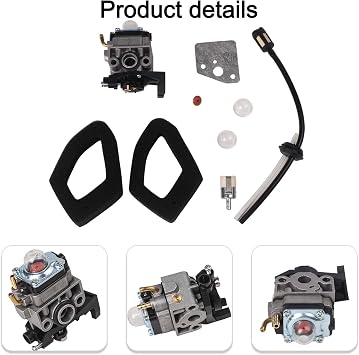 For Carburetor Replacement for Honda Engine Models UMK425, ULT425, UMS425, and HHH25 Includes Gasket and Fuel Filter Kit