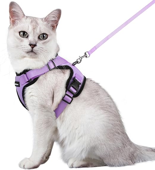 Pet Supplies rabbitgoo Cat Harness and Leash for Walking, Escape