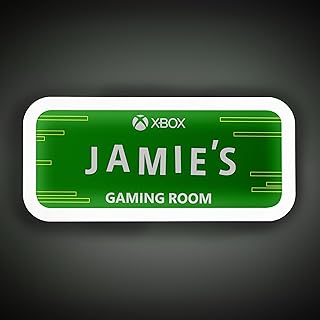 Paladone Xbox Light Up Gaming Room Sign, Customizable with Stickers, LED Hanging Decor for Wall or Door, Licensed Gift for Xbox Gamers