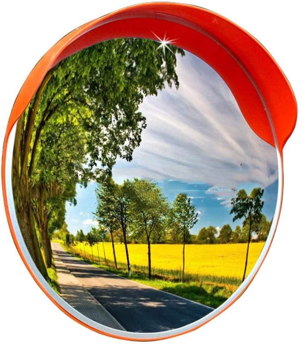 Specchio di sicurezza grandangolare per vialetti Specchio da traffico grandangolare convesso for esterni 30-120 cm(120cm)