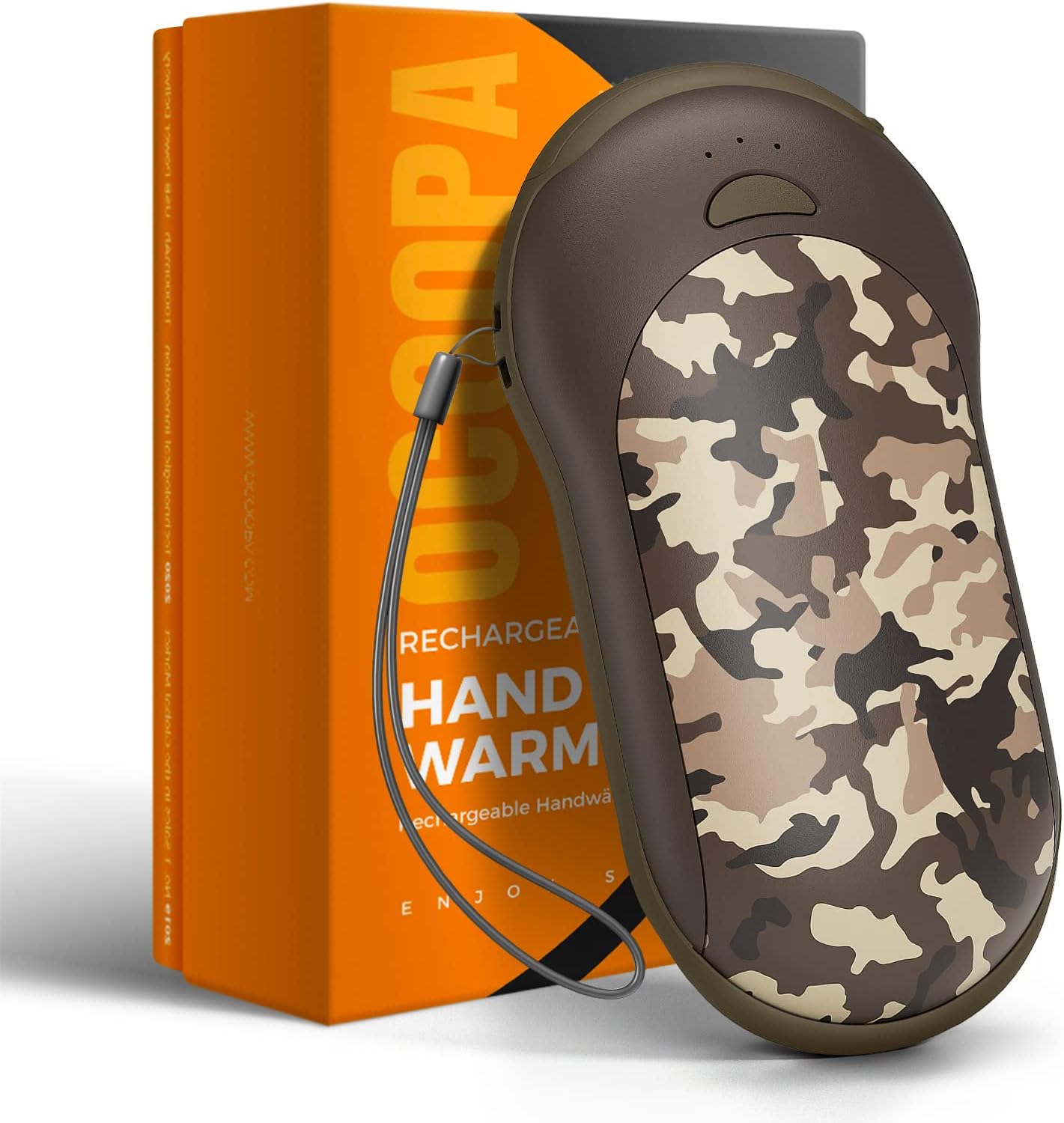 OCOOPA IP45 Waterproof Hand Warmer Rechargeable, Up to 15hrs Heat,10000mAh Durable Quick Charge Electric Hand Heater, PD Compatible, 3 Levels for Outdoors, Heavy Duty, H01-PD PRO