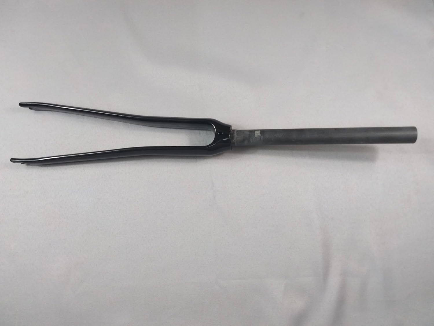 700C Full Carbon Fiber Road Bike Rigid Fork, Carbon Front Fork, C-Type,1-1/8" 28.6mm Threadless Straight Tube