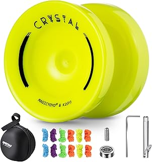 K2 Responsive Yoyo for Kids Beginner, Professional Dual Purpose Yoyo with Replacement Unresponsive YoYo Bearing+12 Yo Yo Strings + Yo-yo Bag