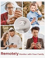 X-Sense Wi-Fi Füstérzékelő Otthonra Cserélhető Elemmel, Okos Tűzjelző Riasztó Mobil Alkalmazással, EN 14604 Szabvány, XS01-WX 4