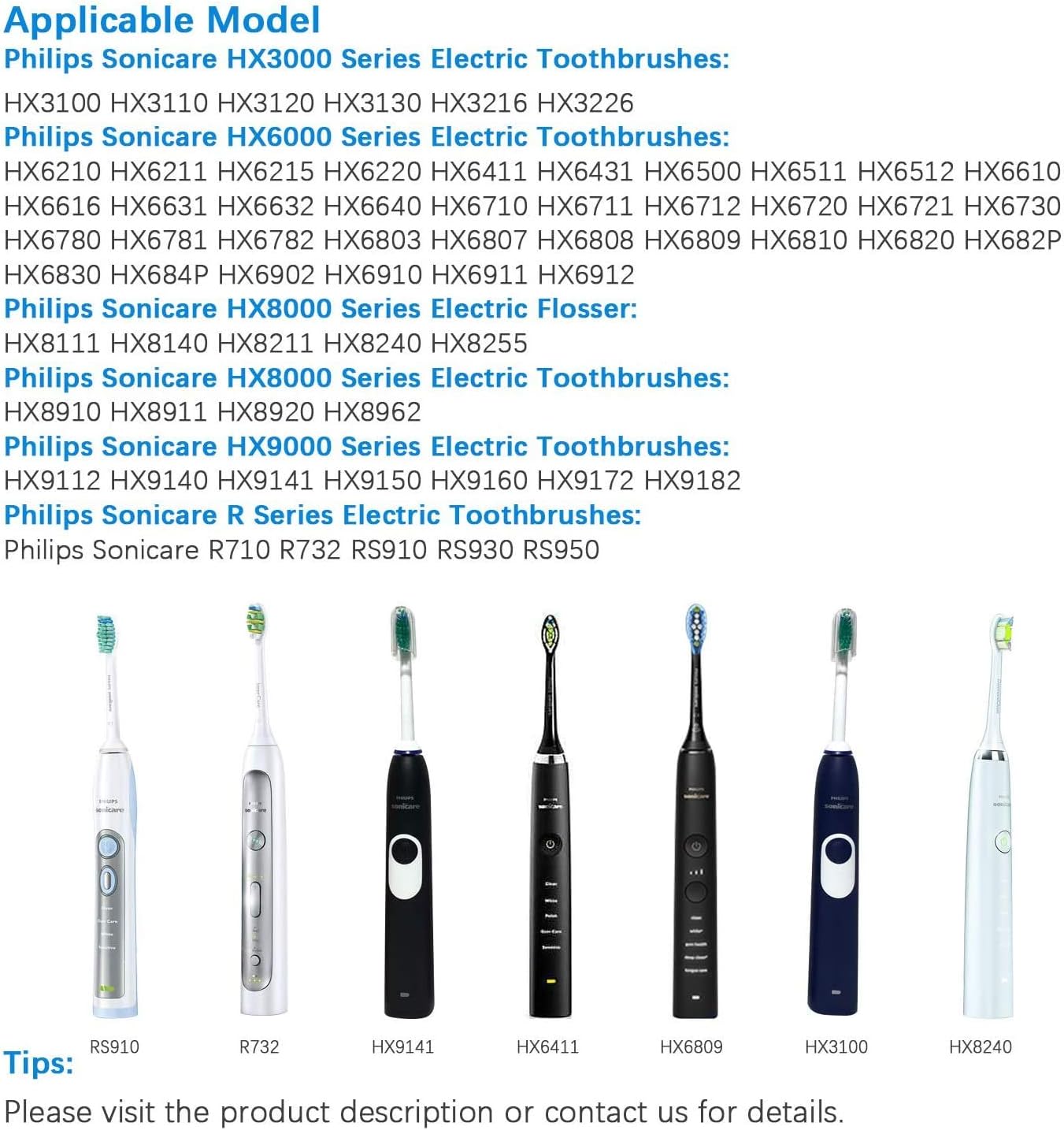Electric Toothbrush Replacement Charger Compatible with Philips Sonicare Toothbrush, Waterproof Toothbrush Charger Adapter Power Cord ABS