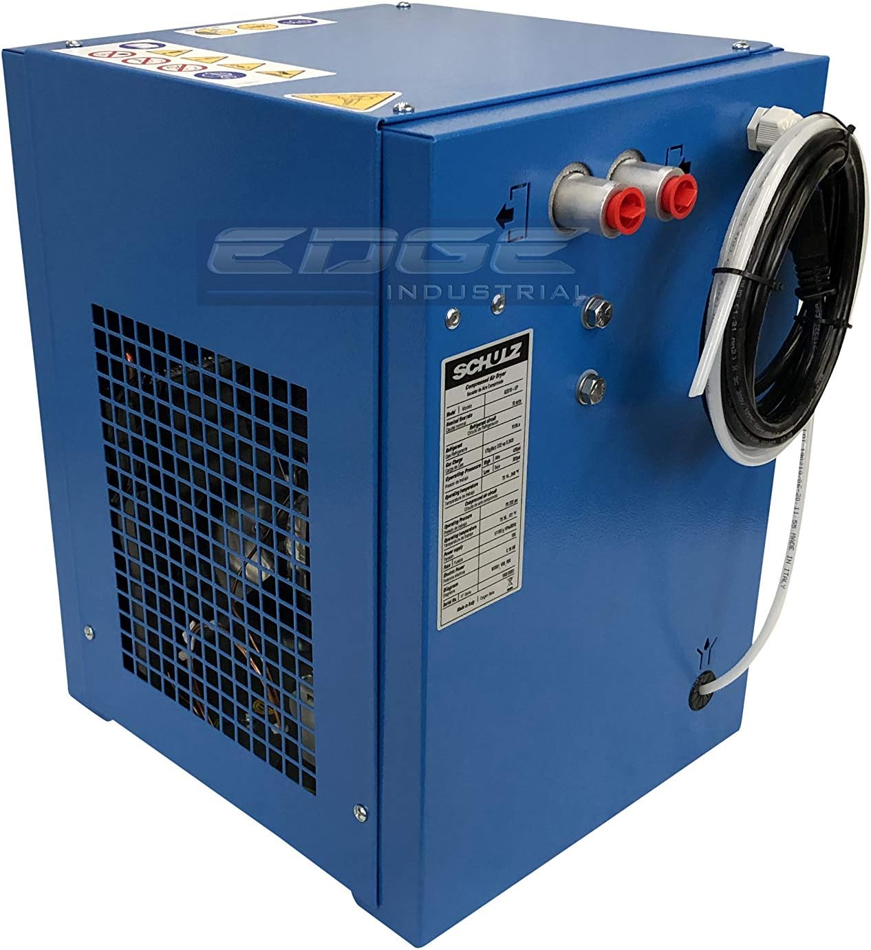 SCHULZ REFRIGERATED AIR DRYER FOR AIR COMPRESSOR, COMPRESSED AIR SYSTEMS, 10 CFM, FOR 2 & 3 HP COMPRESSORS (WITH PRE-FILTER)