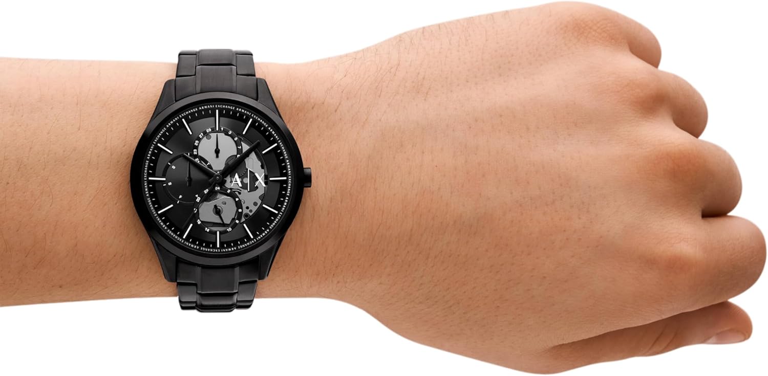 A|X Armani Exchange Multifunction Watch for Men with Leather or Stainless Steel Band - Image 2