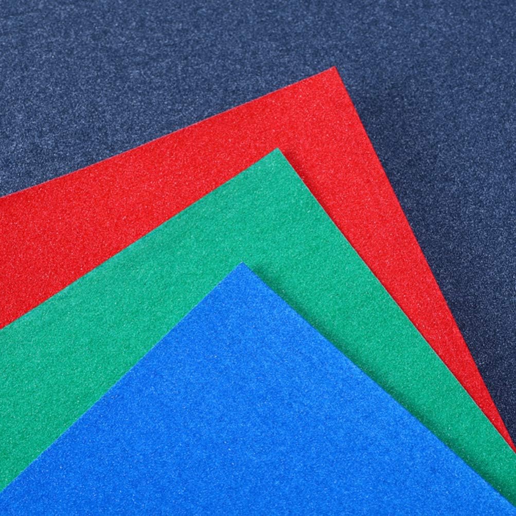10 Sheets Color Sand Paper Cardstock Paper Colorful Sandpaper Craft Cardstock for Graffiti Oil Painting DIY Wrapping Birthday Party Decor Scrapbookfor