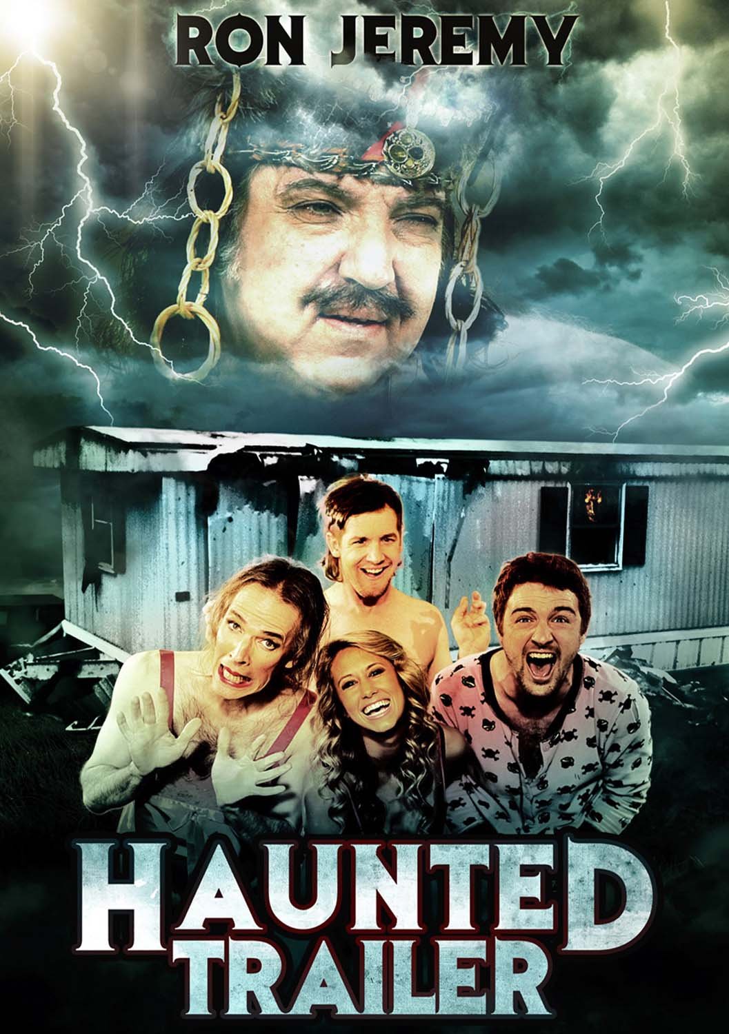 Haunted Trailer caravana de terror para adornos exteriores