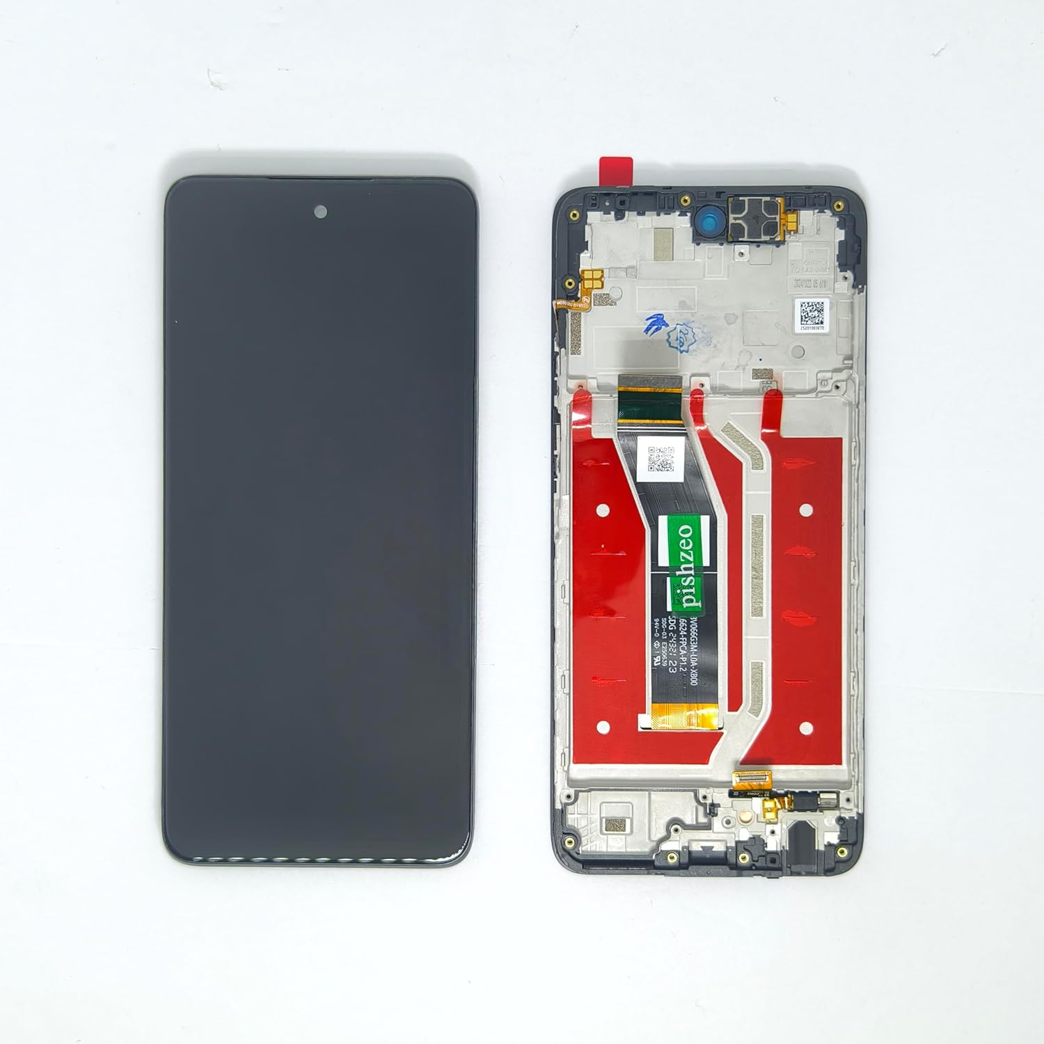 OEM 6.6 inch LCD Digitizer for Motorola G 5G 2024 Screen Replacement XT2417 XT2417-1 XT2417D Touch Display, Full HD Digitizer Assembl with Full Accessories （Mt-G 5G 2024 with Frame