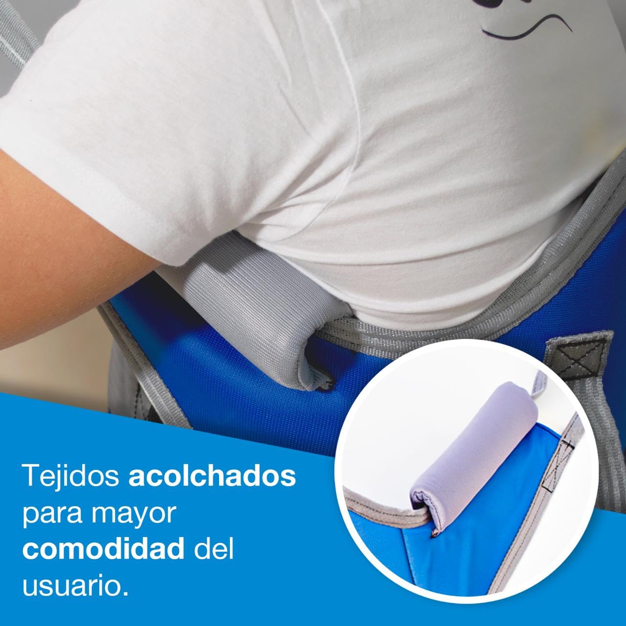 Genérico Arnes Bipedestación TALLA S, Arnes personas bipedestacion, Solmats, Arnes Solmats grúa bipedestación, Arnes grúa Solmats. TALLA S 230 kg