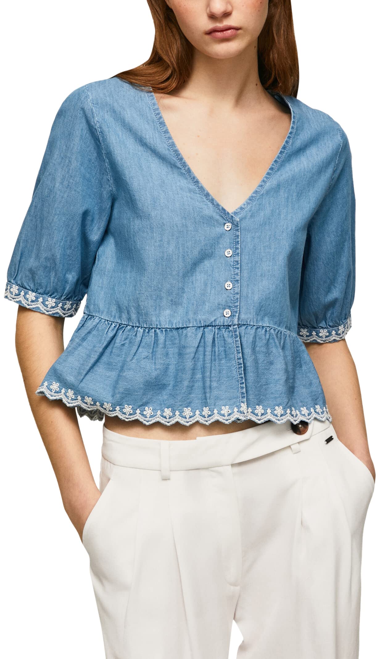 Pepe Jeans Berta Camiseta para Mujer