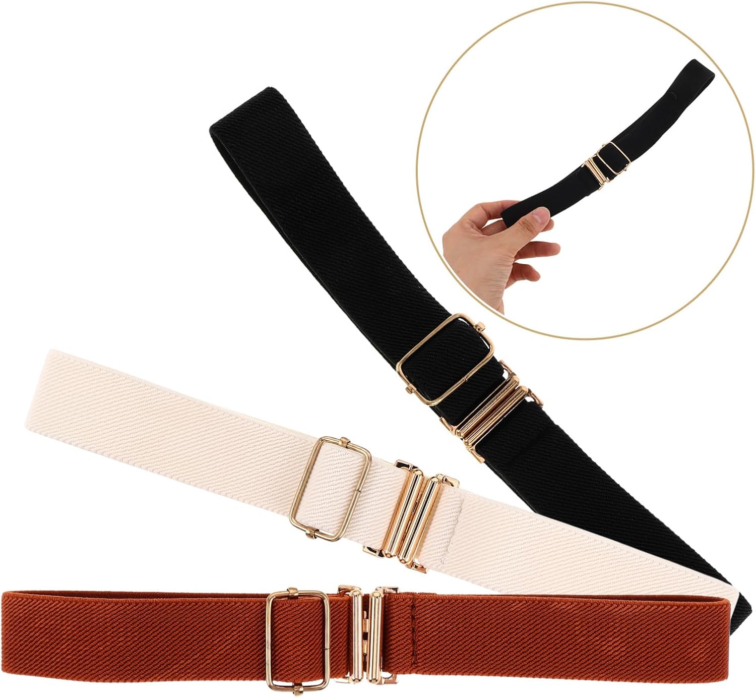 3pcs Adjustable Elastic Baseball Uniform Belts for Boys and Design for Daily Wear School Training and Sports Activities