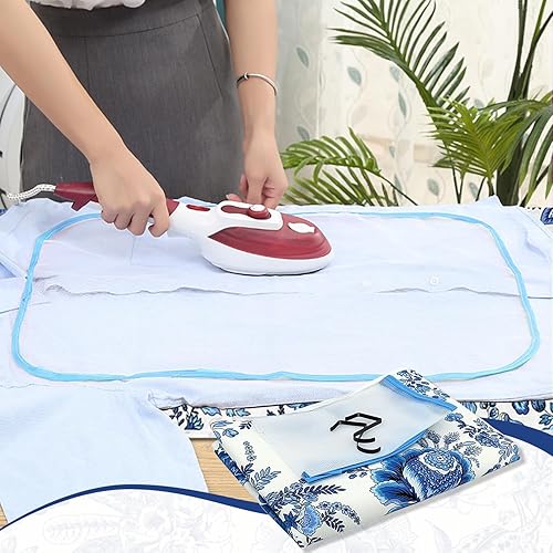 Miniatura 6 de Alfombrilla de planchado portátil  Acolchado resistente al calor de 0.118 pulgadas con 2 ganchos + 1 almohadilla aislante para prensado de vapor de