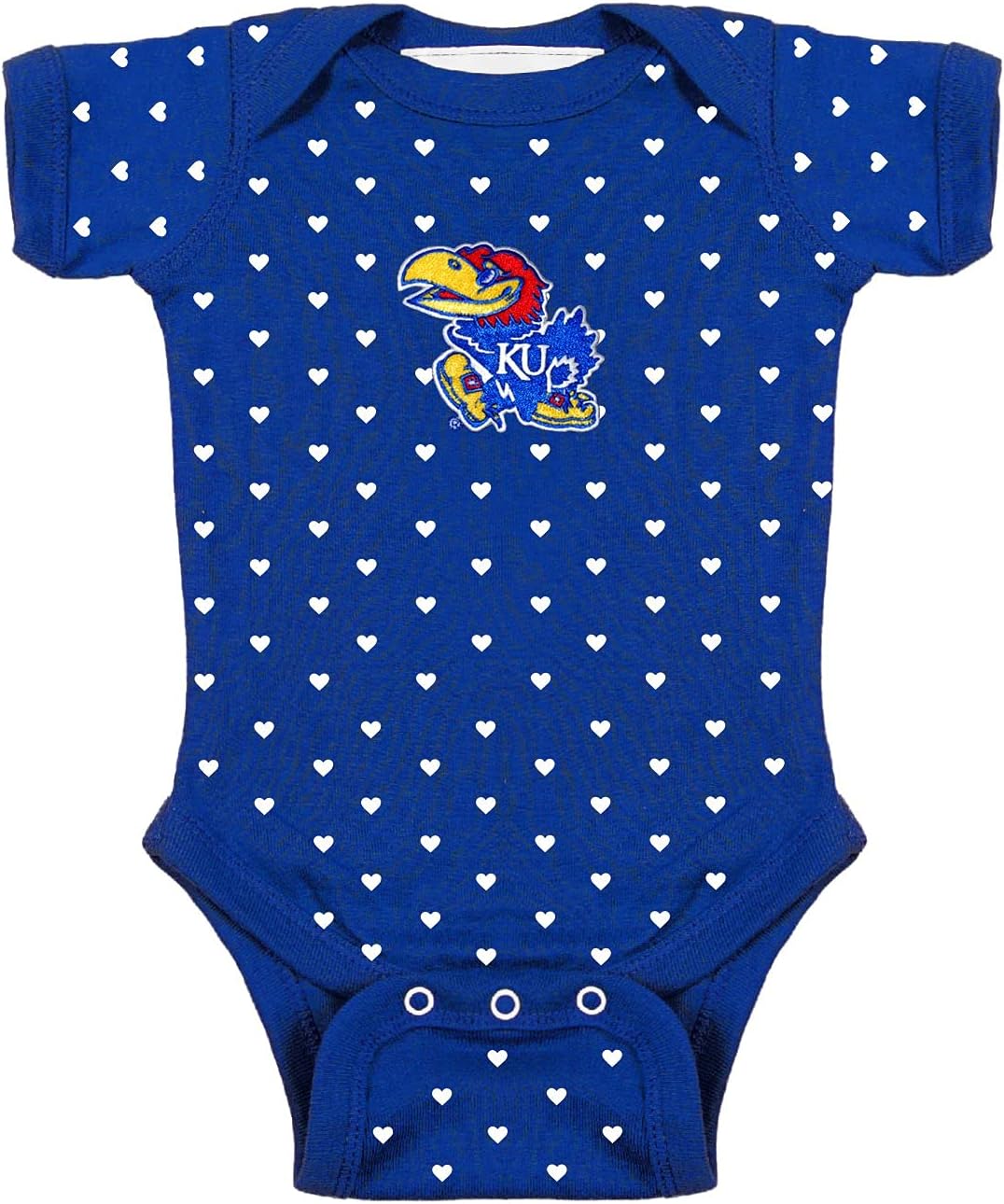 Two Feet Ahead Hearts Baby Girl Bodysuit – Officially Licensed Infant Outfit