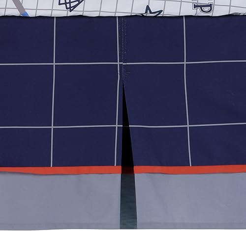 Miniatura 6 de Lambs & Ivy Juego de ropa de cama para cuna de bebé de 3 piezas de fútbolbaloncesto para bebés