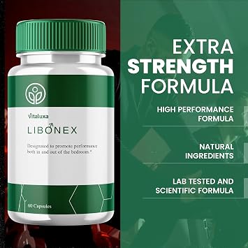 Libonex Perform Capsules, LiboNex Performance Pills Premium Natural Ingredients Supplement for Men, Advanced Strength Daily Multivitamin Capsulas for Maximum Energy & Overall Wellness (60 Capsules)