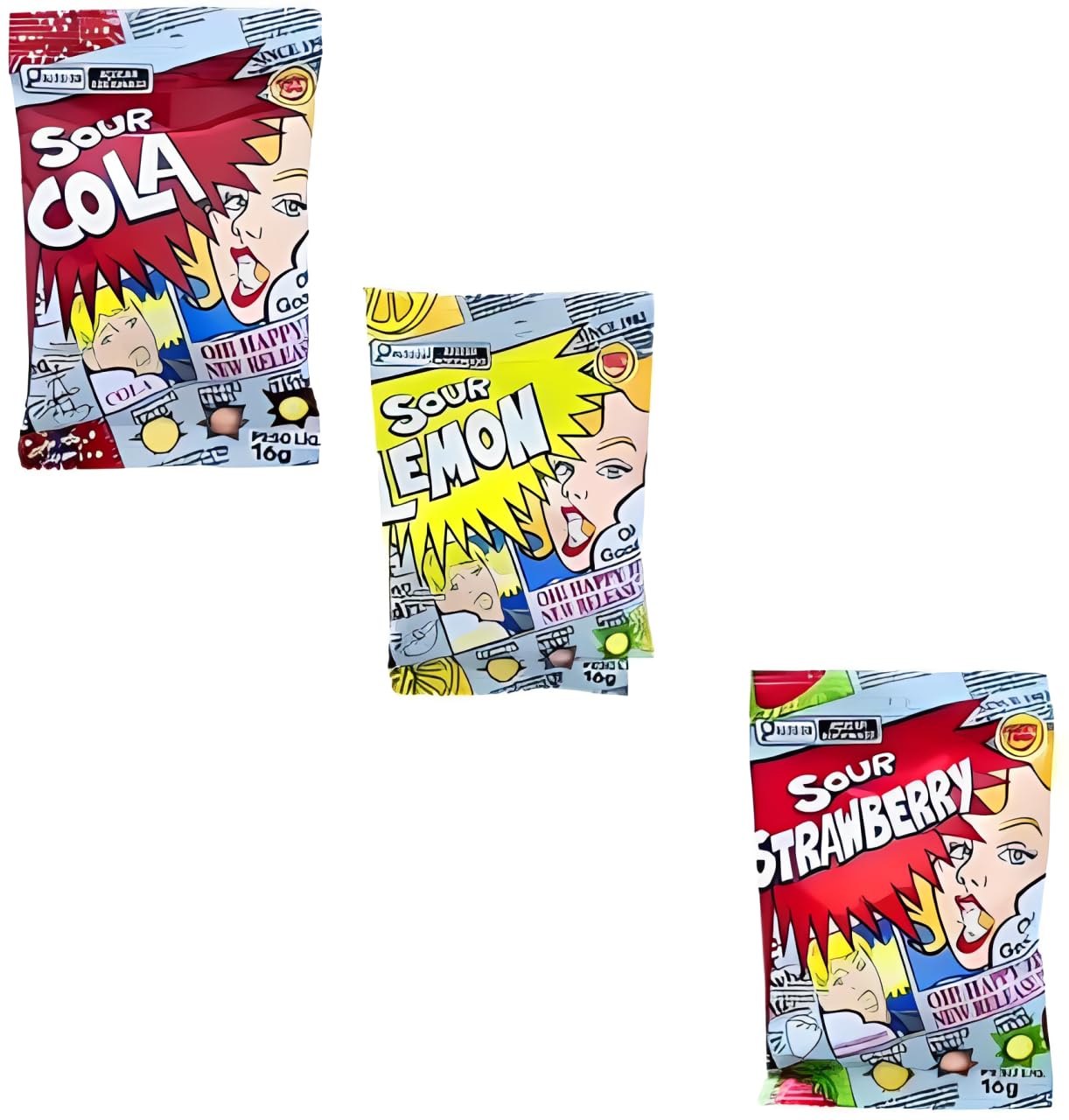 サニー　スーパーカムイ1kg＋カムイピリカ12kgセット BALA SUPER AZEDA MORANGO, LIMÃO E COLA - 16GR - HAPPY TIMEE (Limão