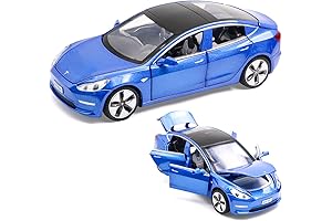 1/32 Scale Diecast Metal Tesla Model 3 Toy Car