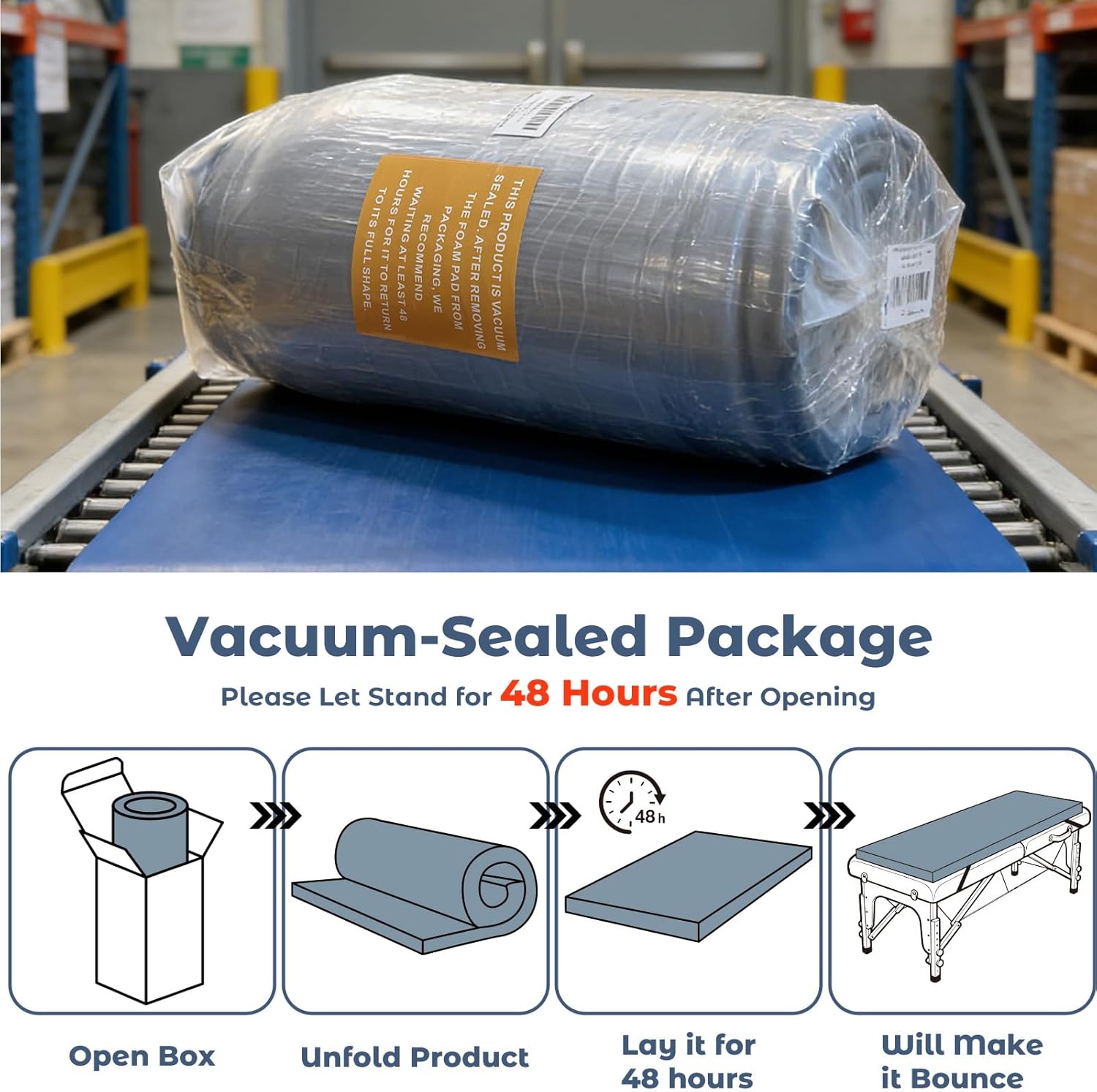 73x28x3 inch Massage Bed Mattress Topper with Removable Cover, Non-Slip Elastic Bands Lash Bed Cushion, 2cm Memory Foam + 28D High-Resilience Foam Massage Table Pad for Spa Lash Extensions Salon, Grey