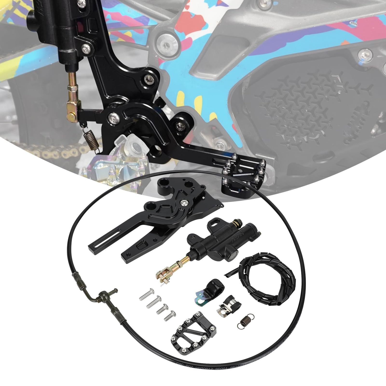 ADVANCED 12V MOTO DEL Feu Frein Arrière Alliage Aluminium Coque Anti