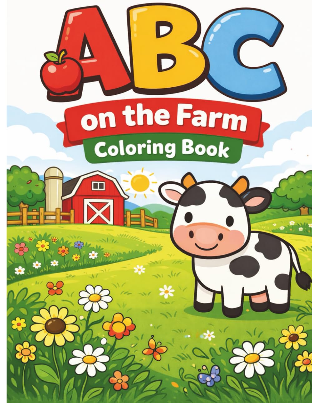 ABCs on the Farm Coloring Book