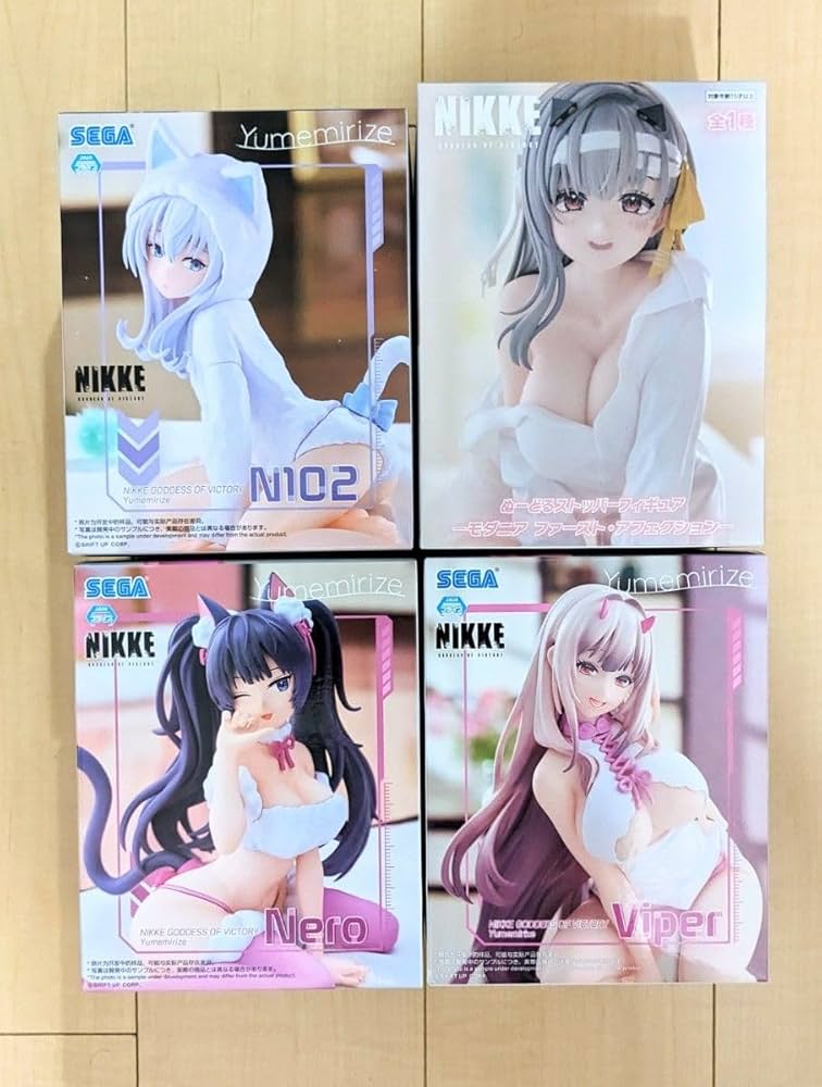 NIKKE ぬーどるストッパー モダニア & バイパー & ネロ Amazon | NIKKE ぬーどる ストッパーフィギュア モダニア 勝利の