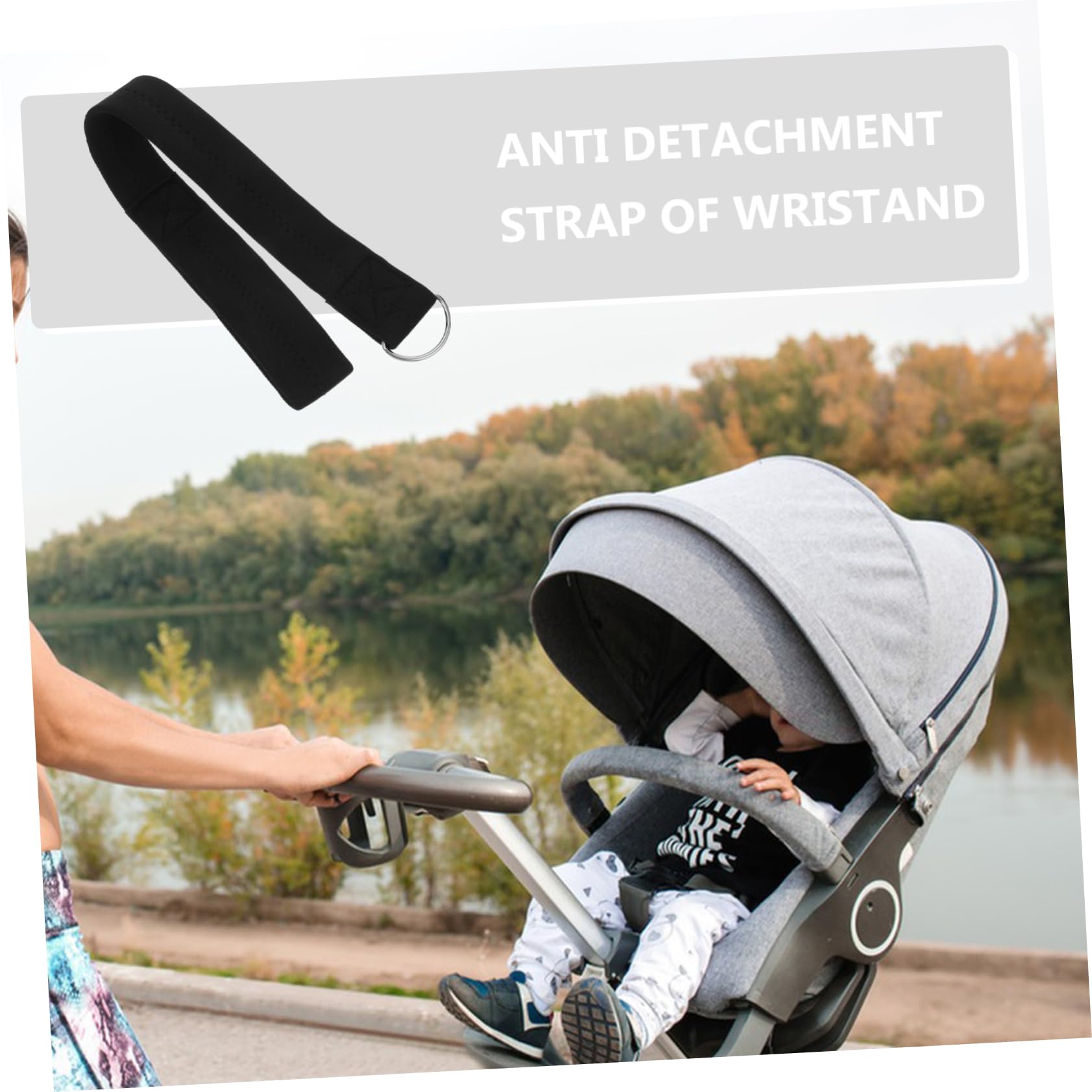 SHOWERORO 3pcs Stroller Safety Wrist Band for Boys and Girls Neoprene Material Pushchair Leash Lost Wrist Link Shopping Cart Bracelet