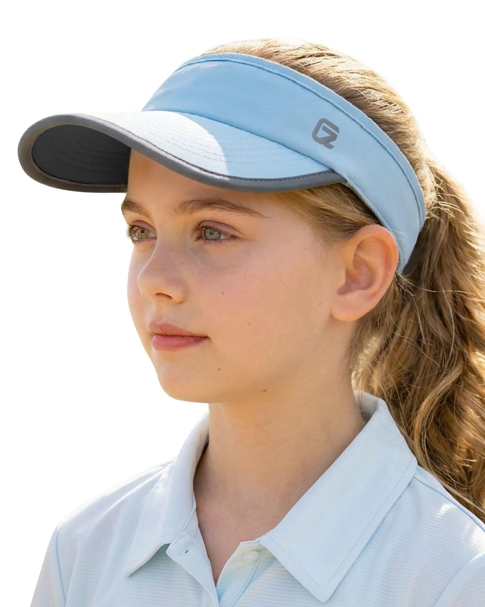 GADIEMKENSD Visera Infantil para el Sol, Gorra UPF 50+ para niñas, Visera Ligera y Reflectante para Correr, Tenis, Golf y Deportes al Aire Libre en Verano