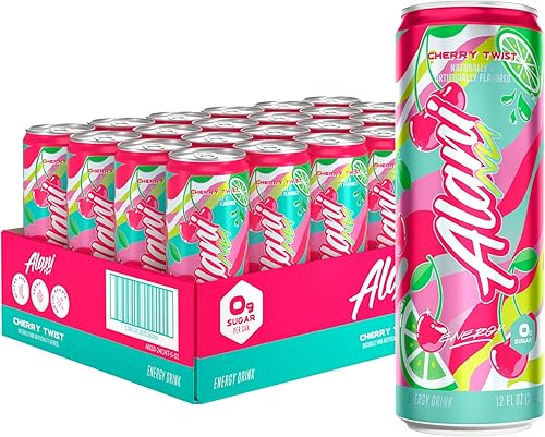 Miniatura 106 de Alani Nu WATERMELON WAVE, bebidas energéticas bajas en calorías, sin azúcar, 200 mg de cafeína, biotina, vitaminas B, cero azúcar, 10 calorías