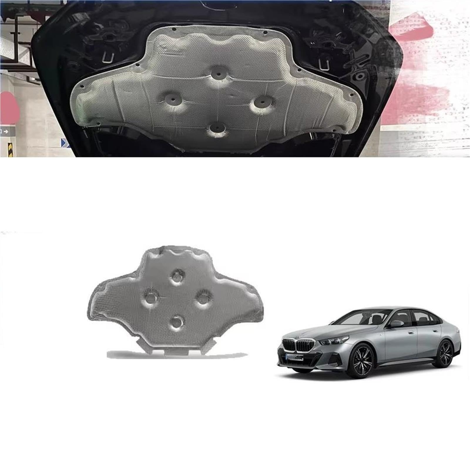 Pour BMW Pour 5 Series I5 G60 G68 2024-2026 Pare-bruit Moteur