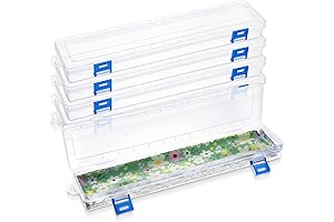 Tioncy 4-Piece Fabric Bulletin Board Border Storage for Jelly Rolls