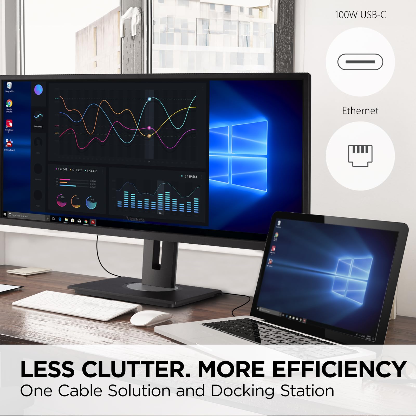 34 Inch 21:9 Ultrawide QHD Monitor - VG3456A Review - Dettaglio